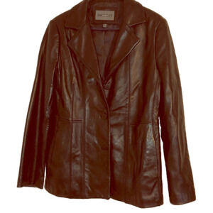 𝅺Super soft Bromley leather jacket